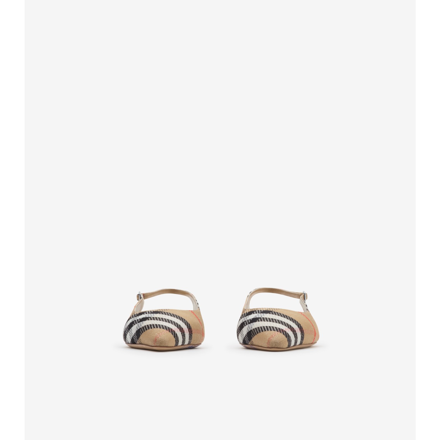 Check Birdie Slingback Flats