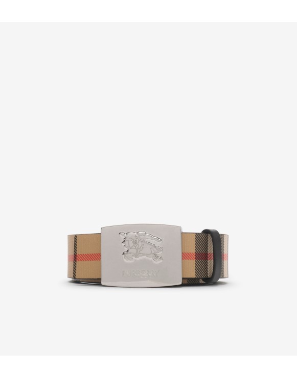 Reversible Check Square Knight Stamp Belt