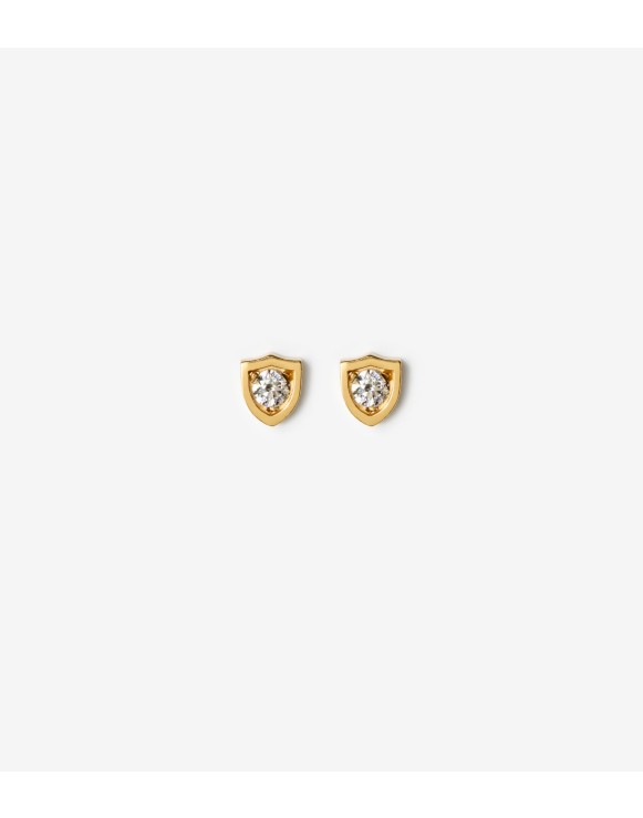 Shield Stud Earrings