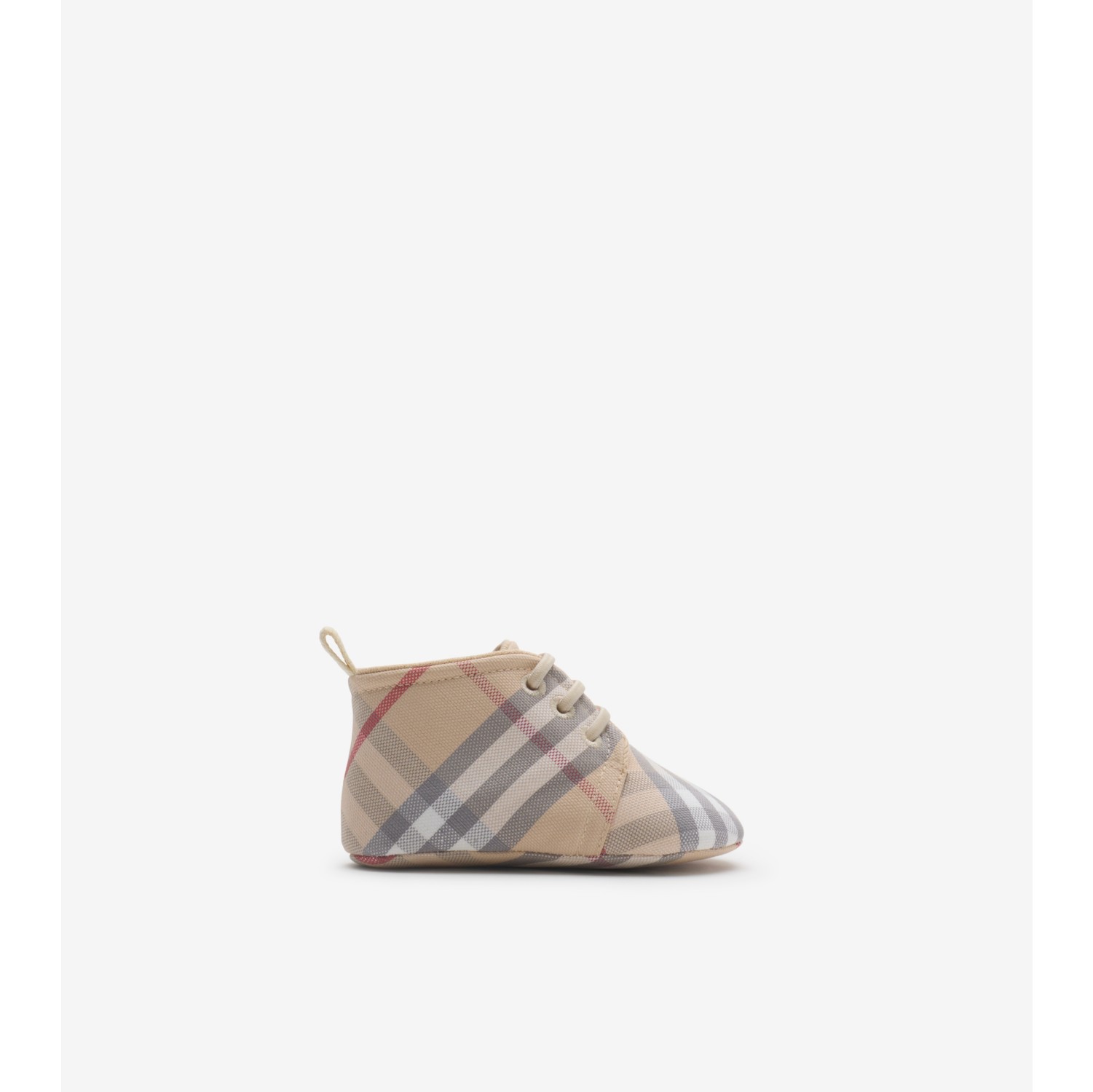 Check Cotton Blend Shoes