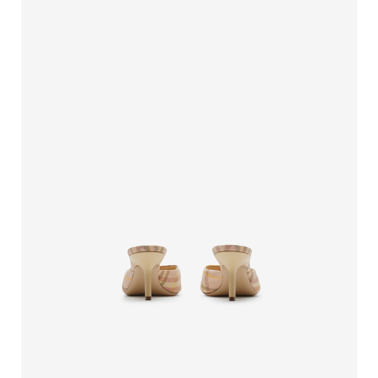 Check Mews Low Mules​