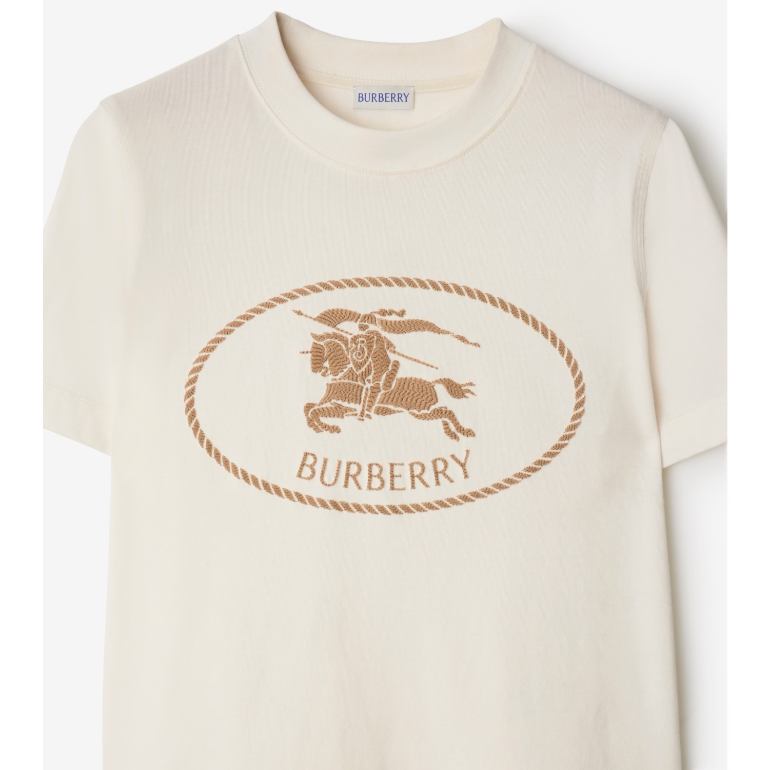 Knight Stamp Cotton T-shirt