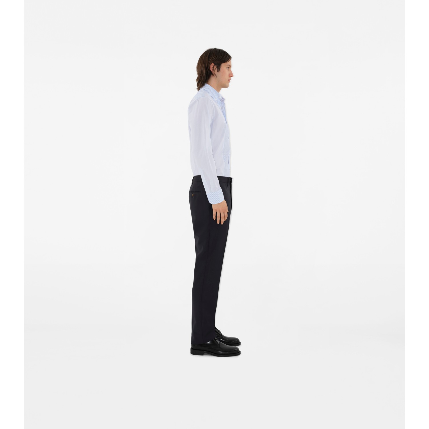 Wool Mohair Tailored Trousers