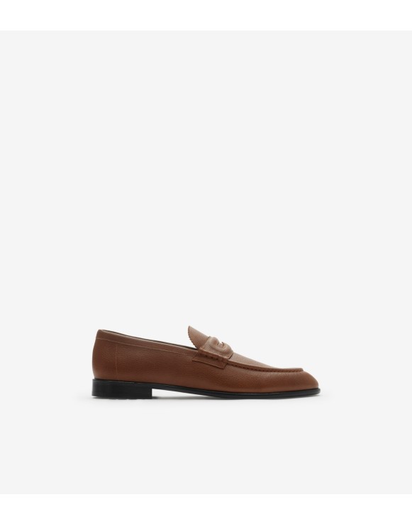 Leather Pearl Loafers