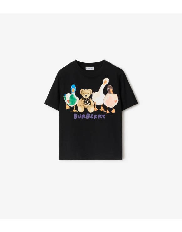 Camiseta de algodão com estampa de​ Thomas Bear e amigos
