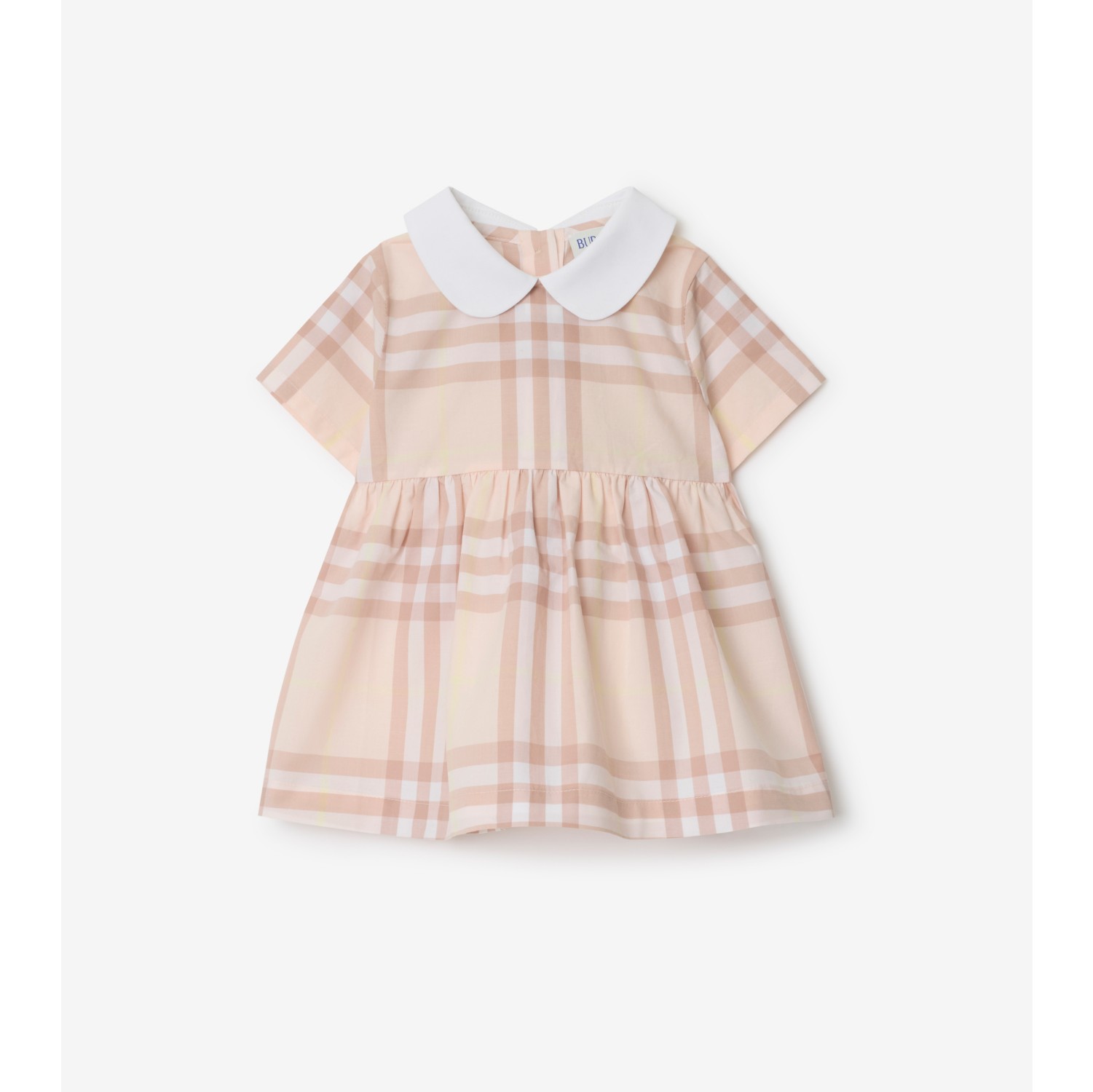 Check Cotton Poplin Dress with Bloomers