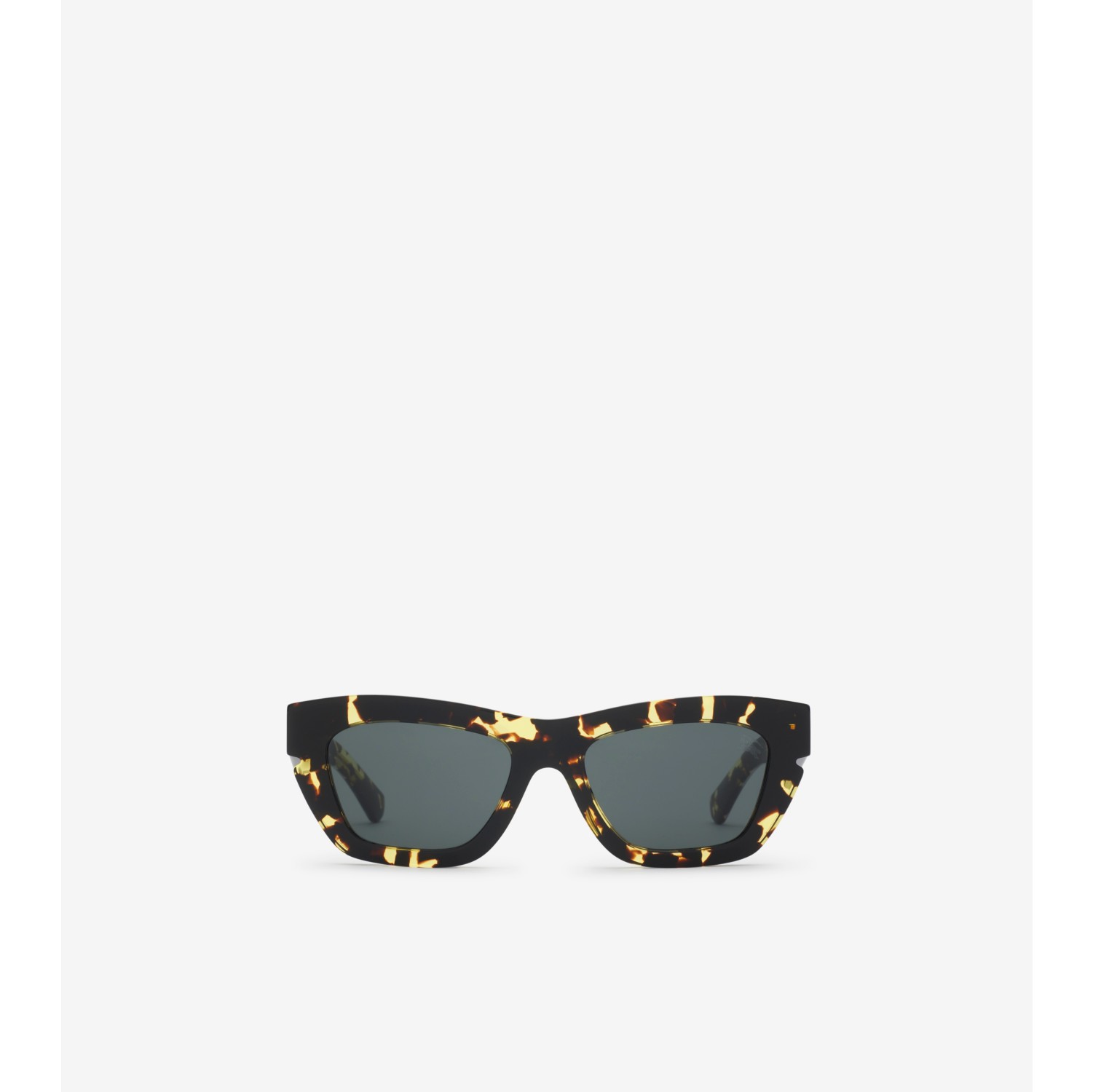 Inlaid Check Cat-eye Sunglasses​