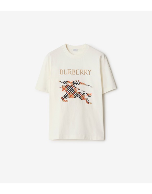 クロスステッチ EKD​ コットンTシャツ