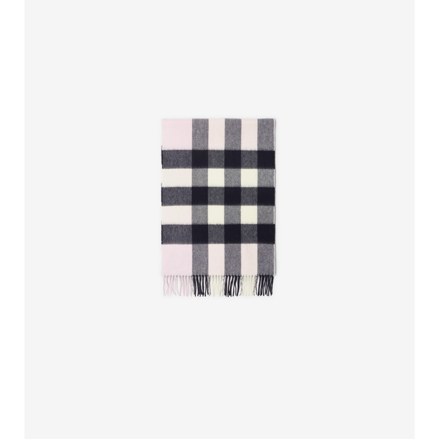 Check Cashmere Scarf