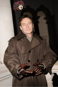 Shot of Actor Jason Isaacs wearing Heritage Burberry Trench Coat