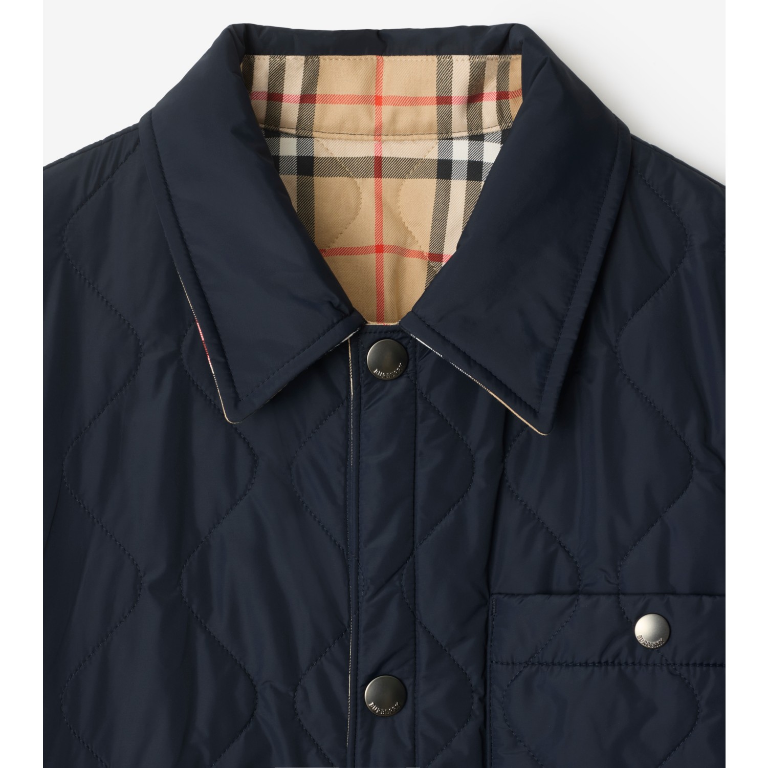 Reversible Quilted Nylon Overshirt
