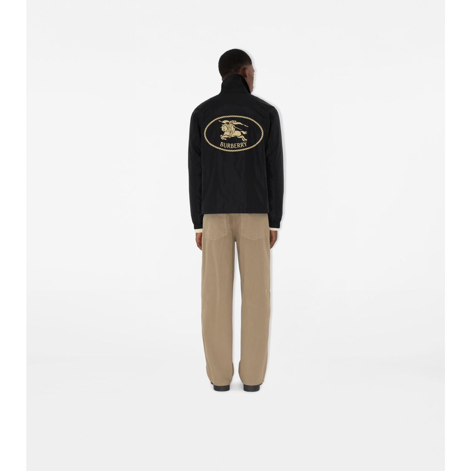 Knight Stamp Nylon Coach Jacket