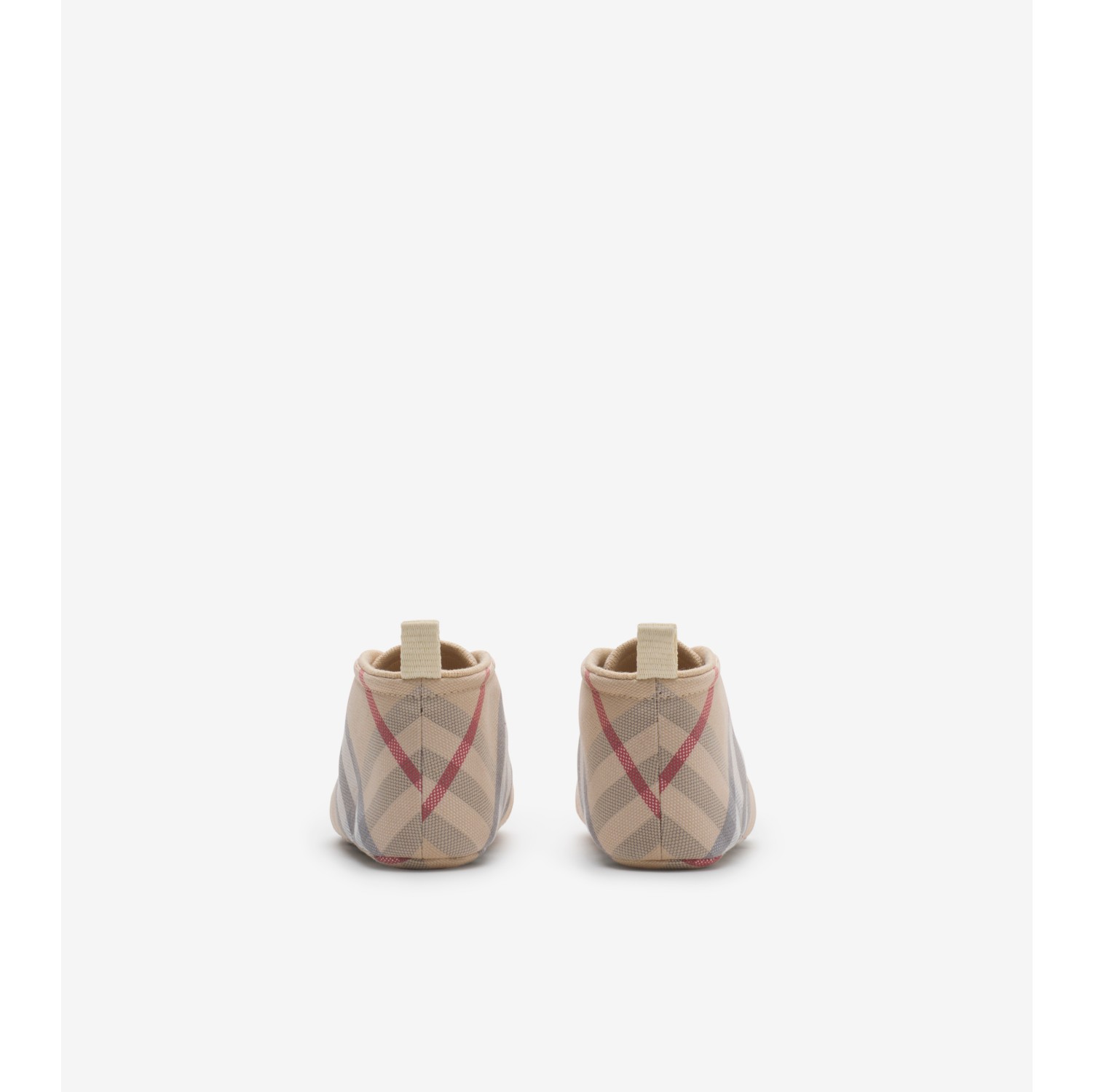 Check Cotton Blend Shoes