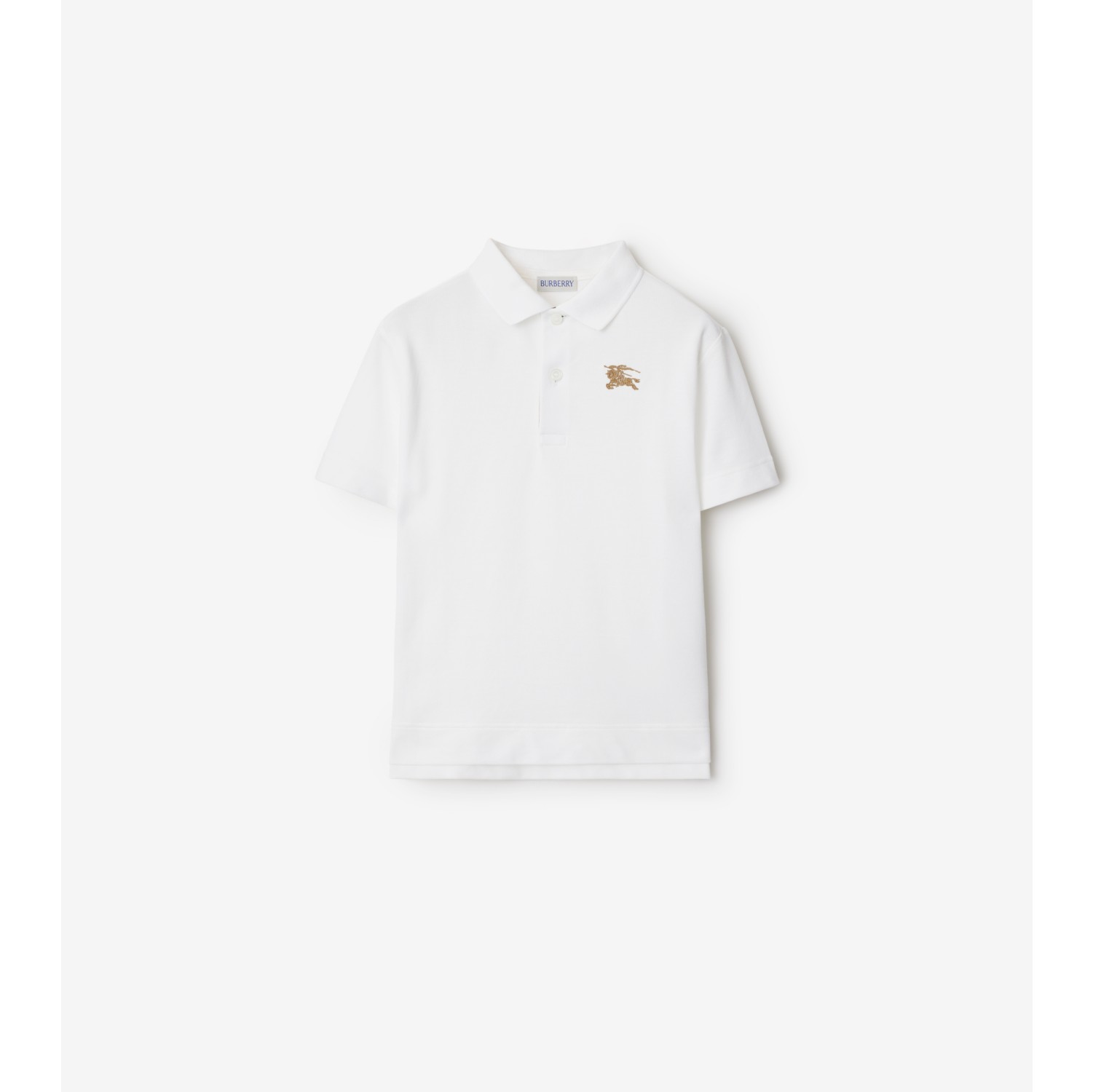 Camisa polo de algodão