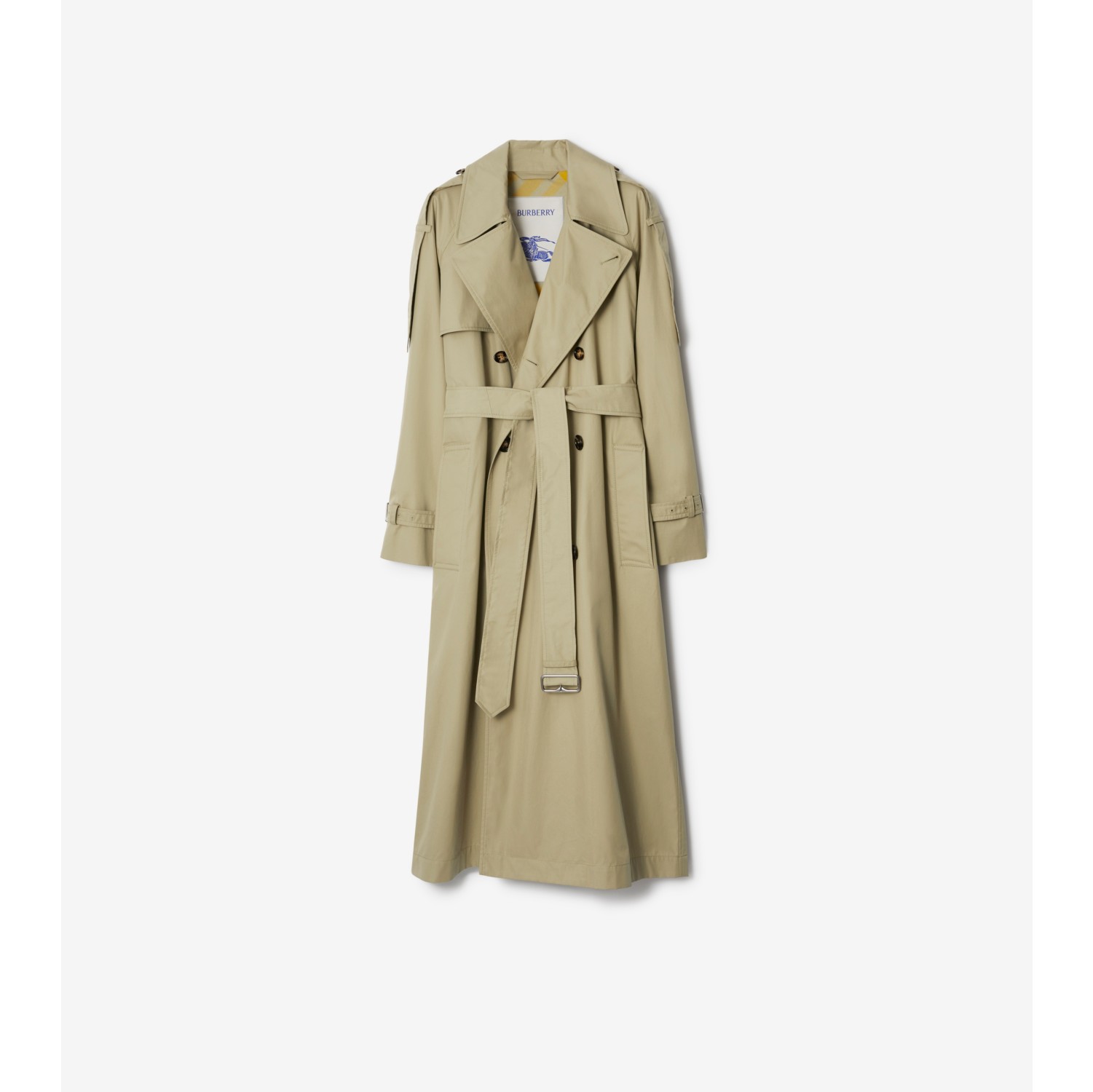 Trench coat Castleford de gabardine longo