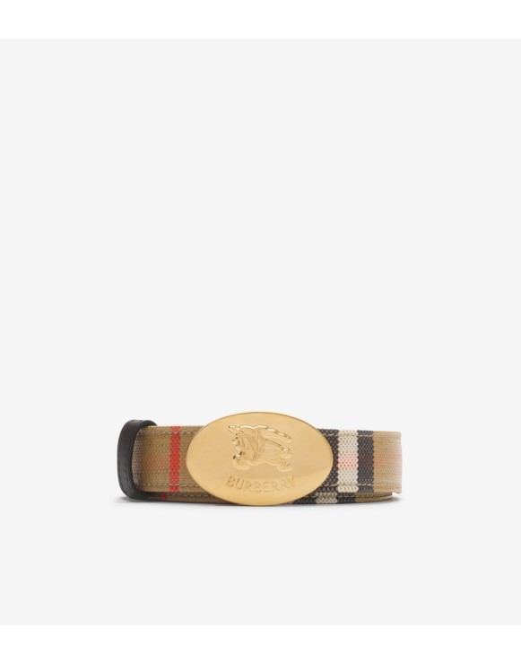Reversible Check Knight Stamp Belt​