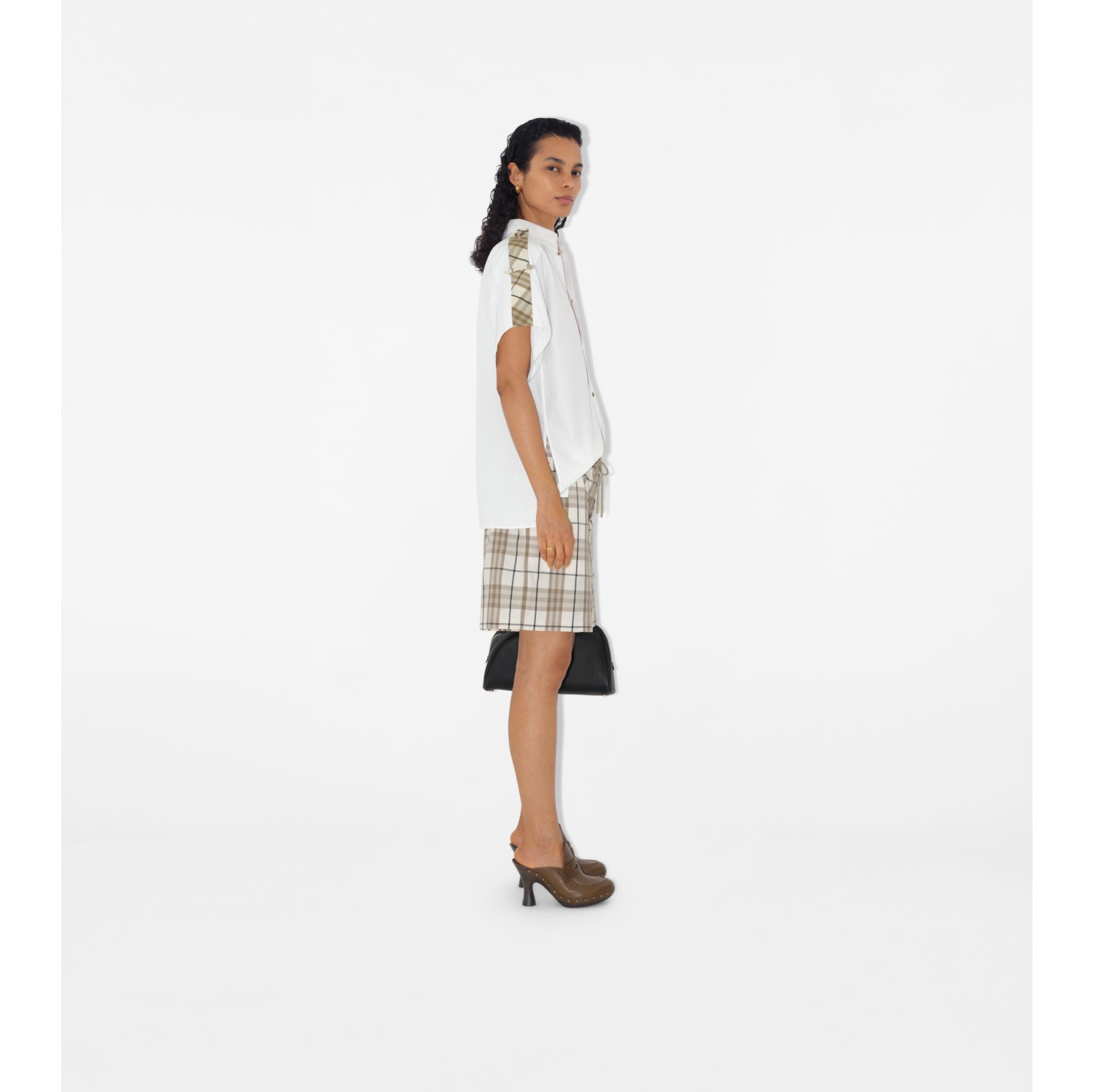 Camisa de algodão com corte regular