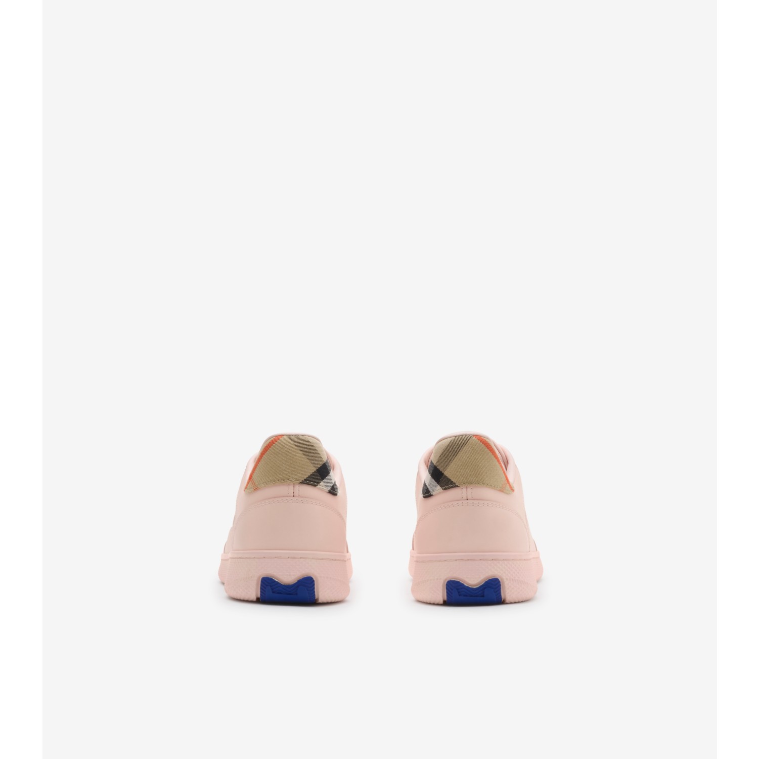 Leather and Check Terrace Sneakers​