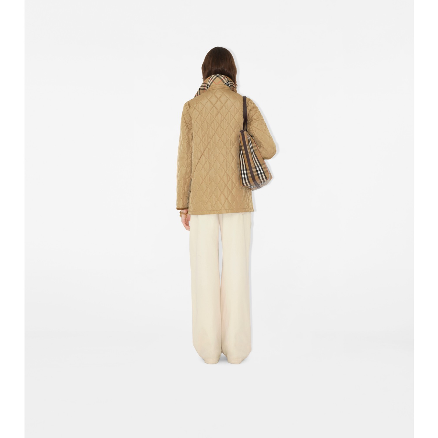 Quilted Nylon Barn Jacket