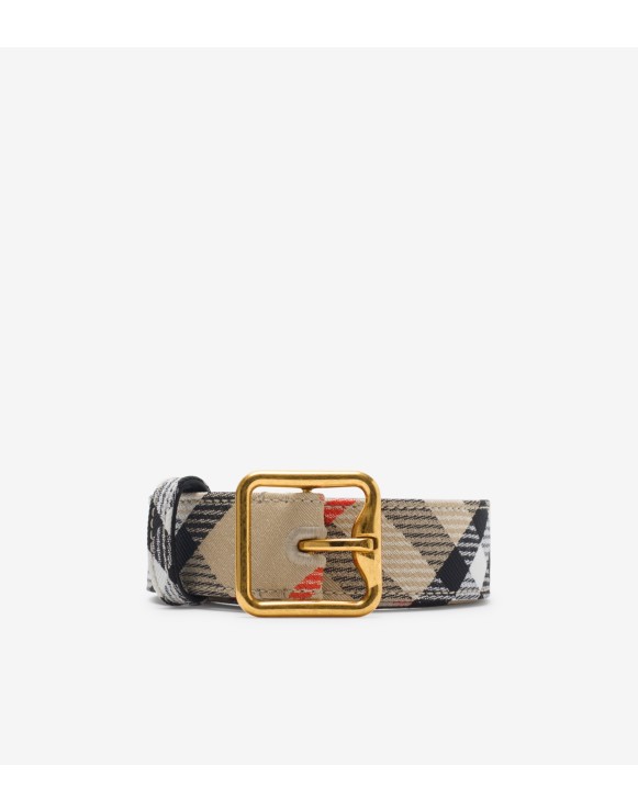 Check B Buckle Belt