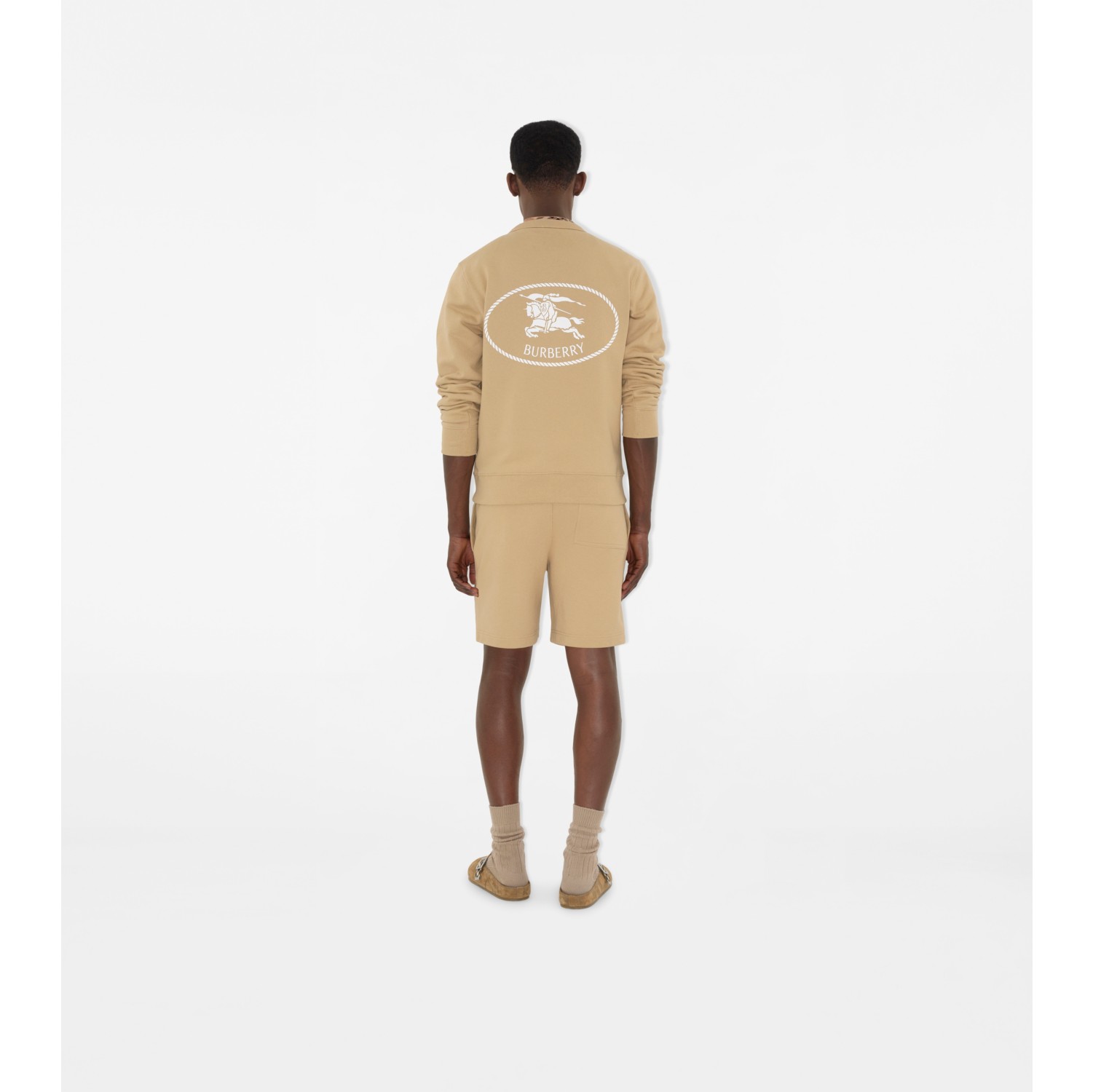 Knight Stamp Cotton Shorts