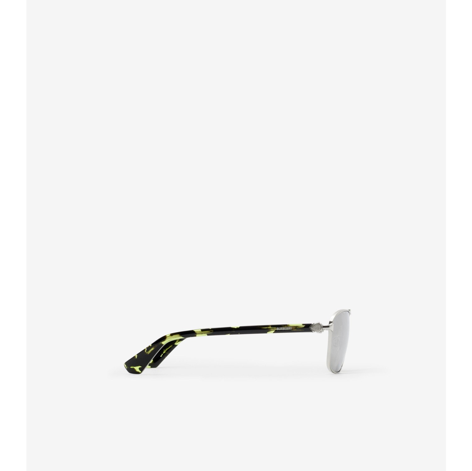 Lunettes de soleil Shield rectangulaires en métal​