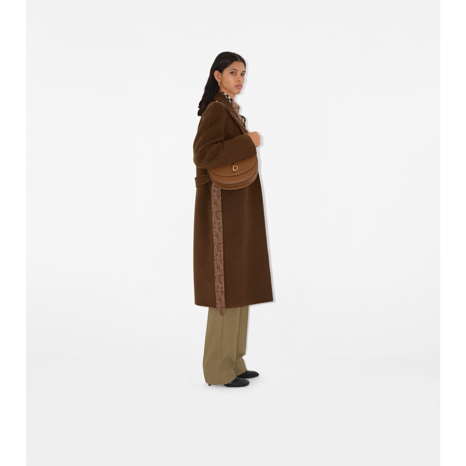 Wool Cashmere Wrap Coat