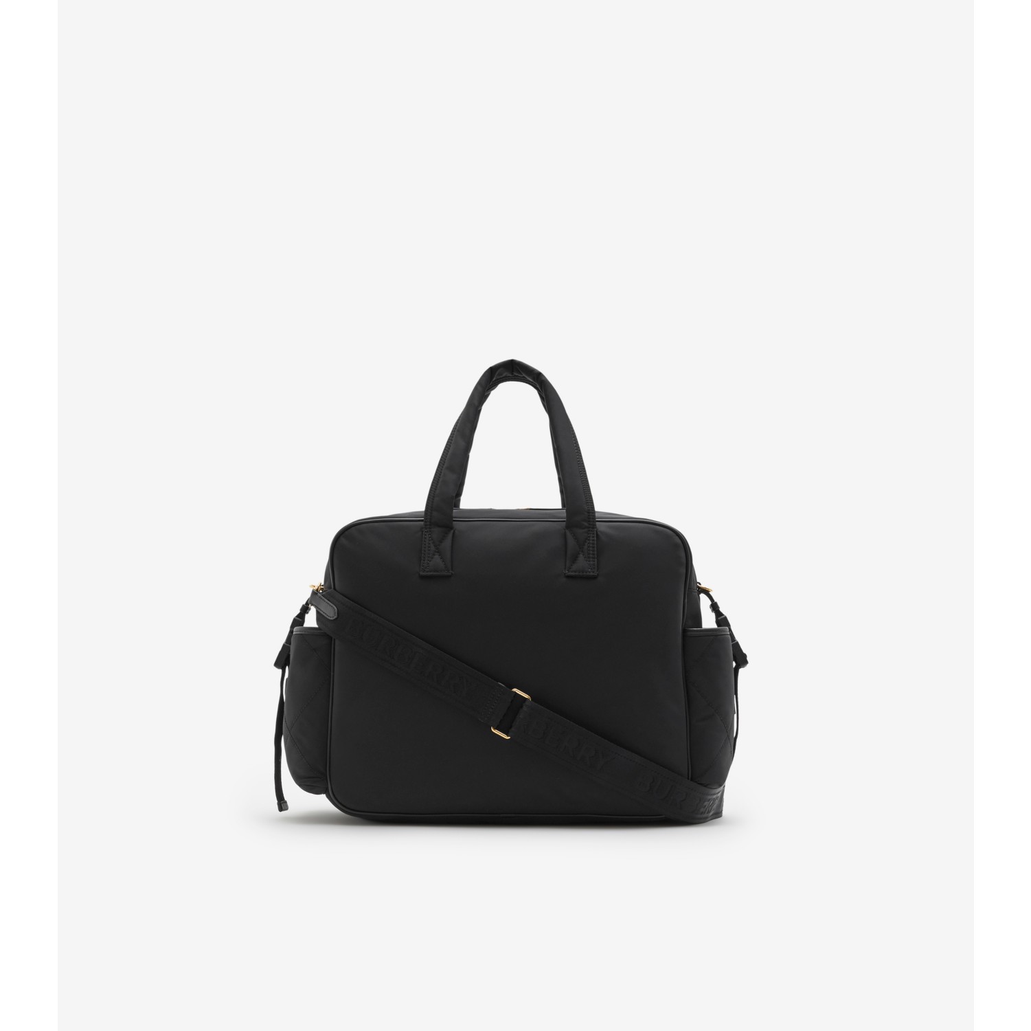 Gesteppte Wickeltasche aus Nylon