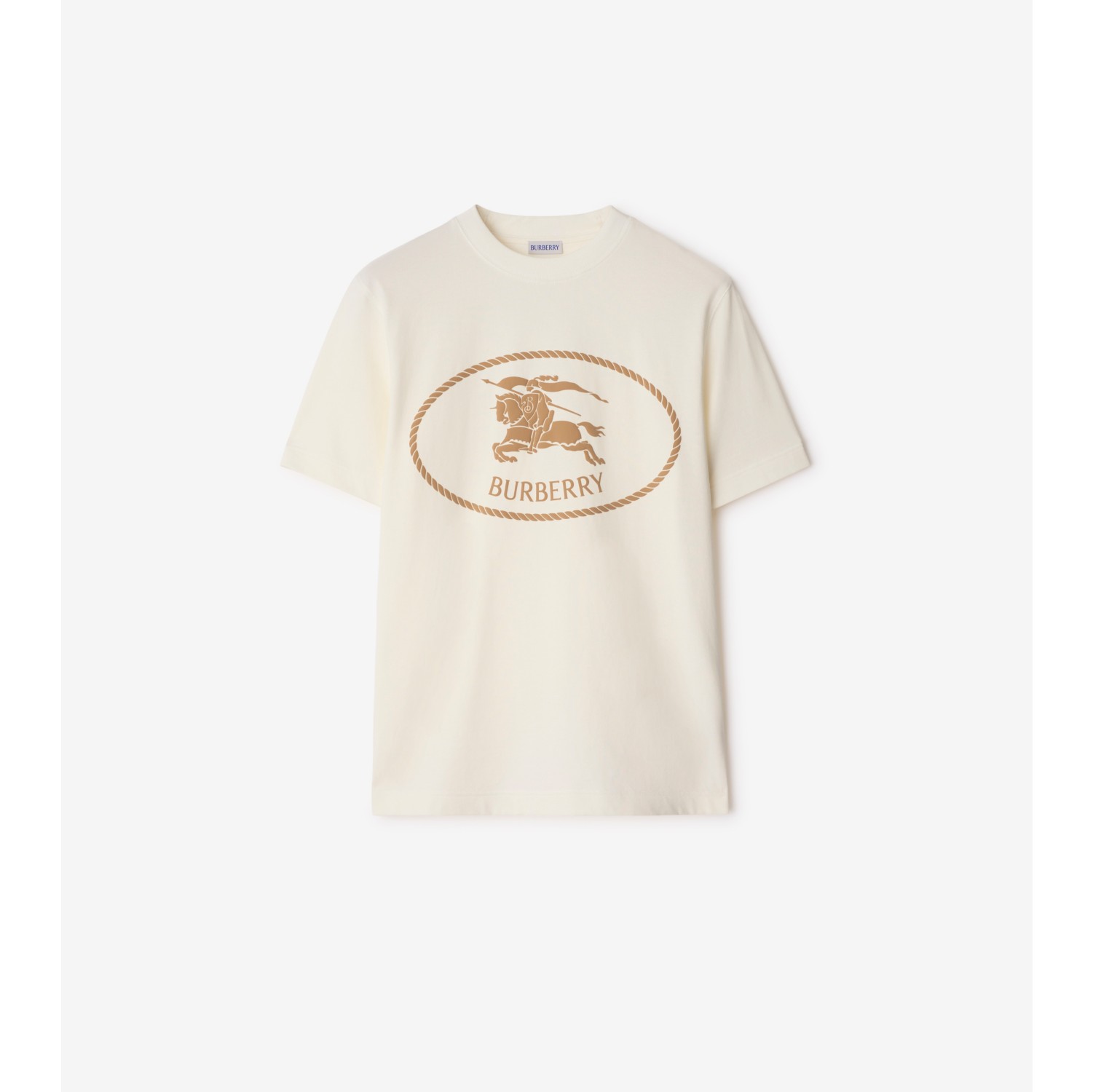 Knight Stamp Cotton T-shirt
