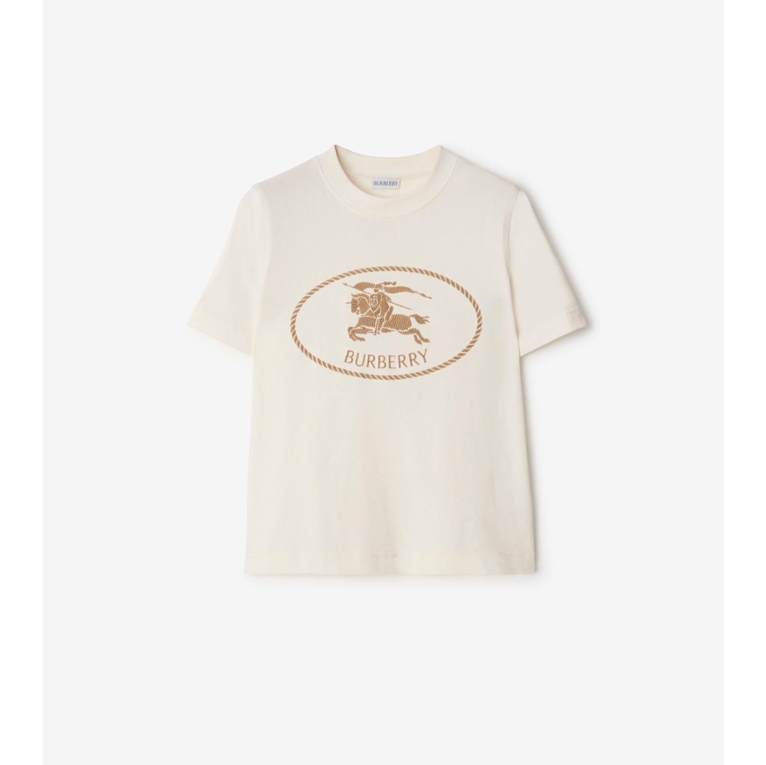 Knight Stamp Cotton T-shirt