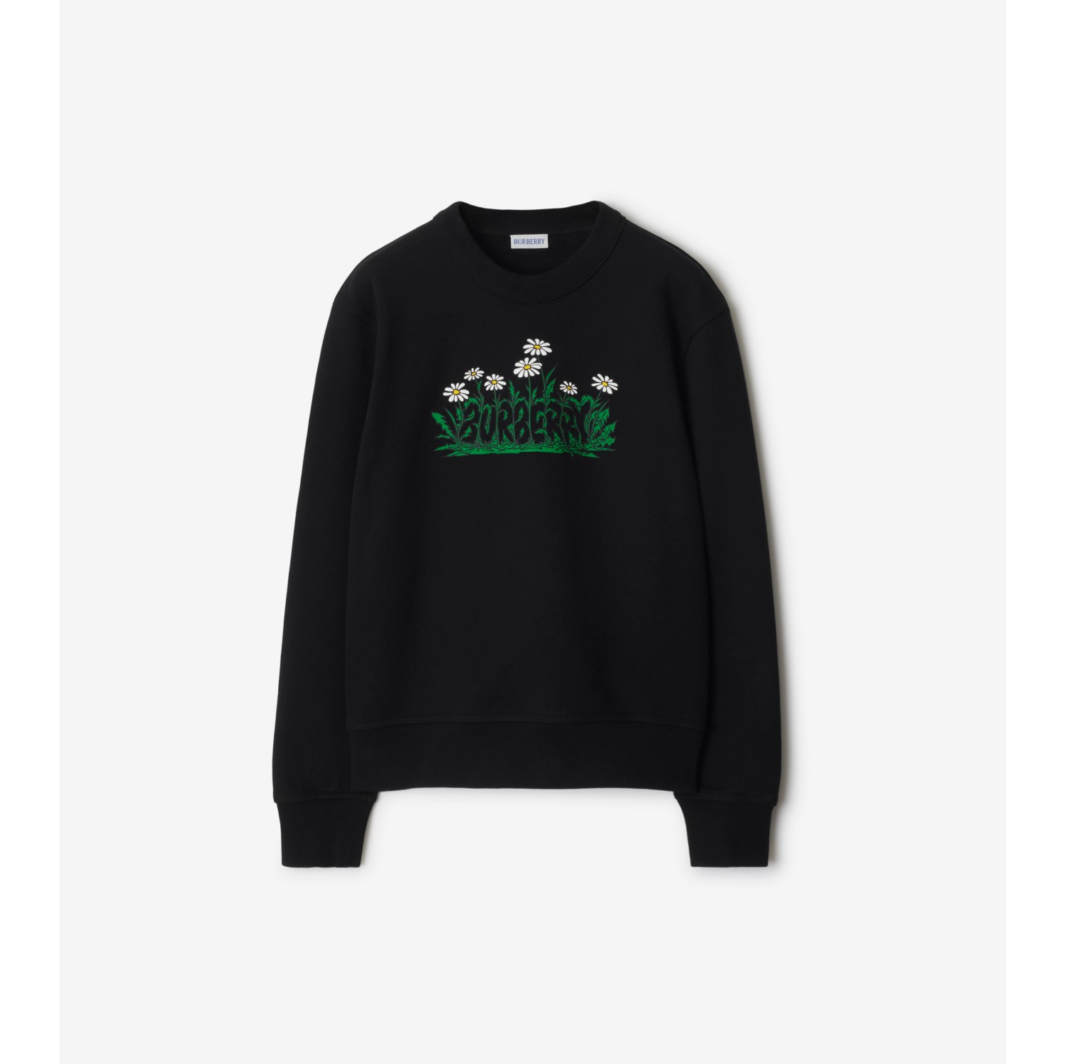 Baumwollsweatshirt mit Gänseblümchen-Logo