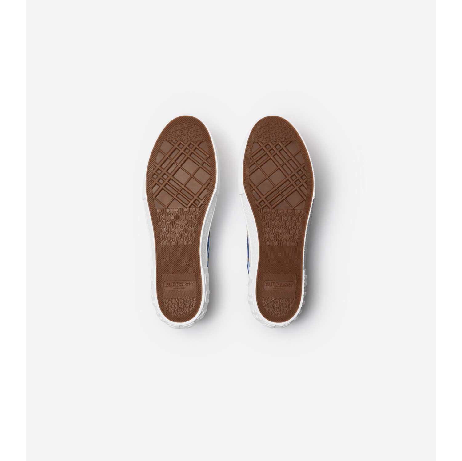 Check Nylon Blend Sneakers