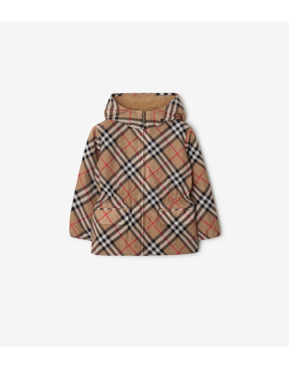 Check Nylon Jacket