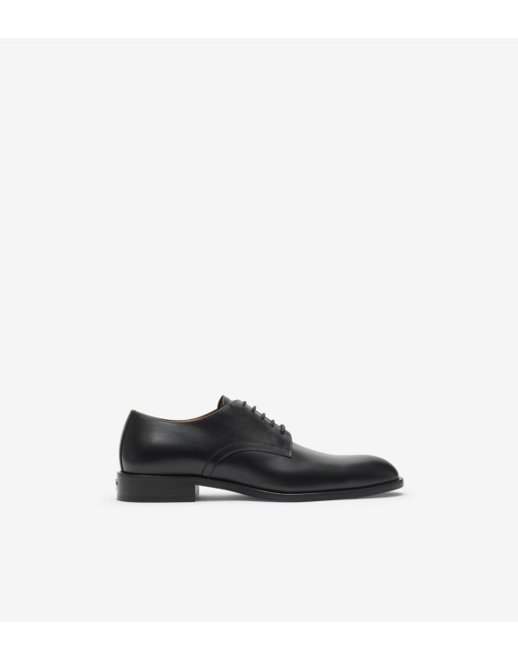 Leather Carlyle Stamp Derby Shoes