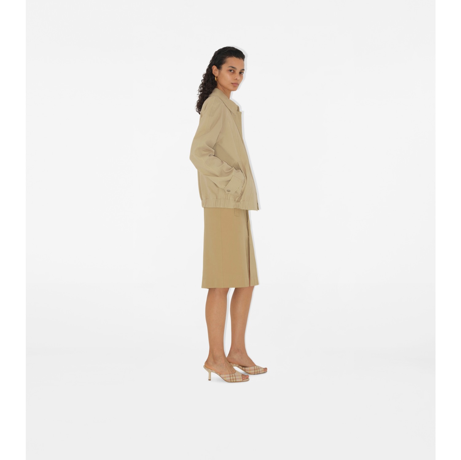 Check Mews Low Mules​