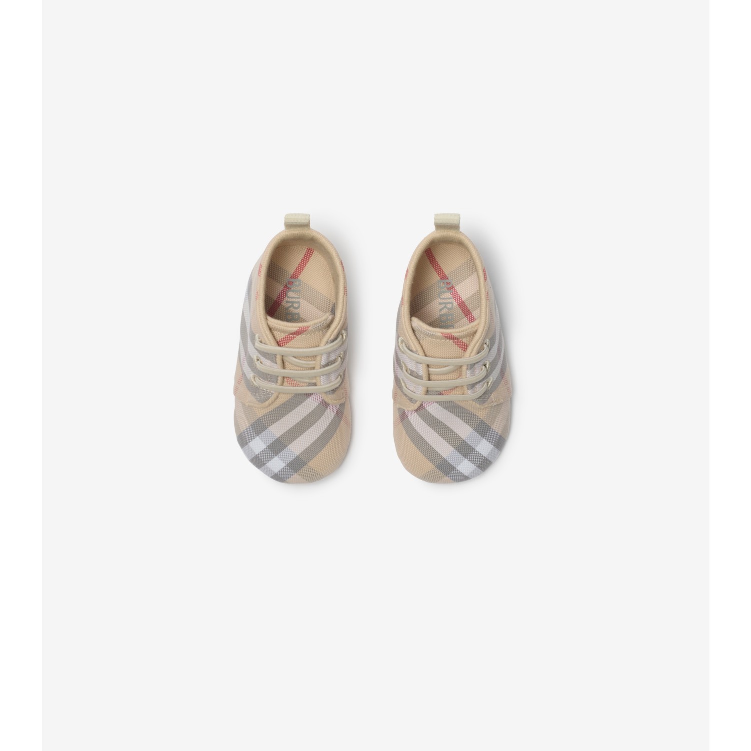 Check Cotton Blend Shoes