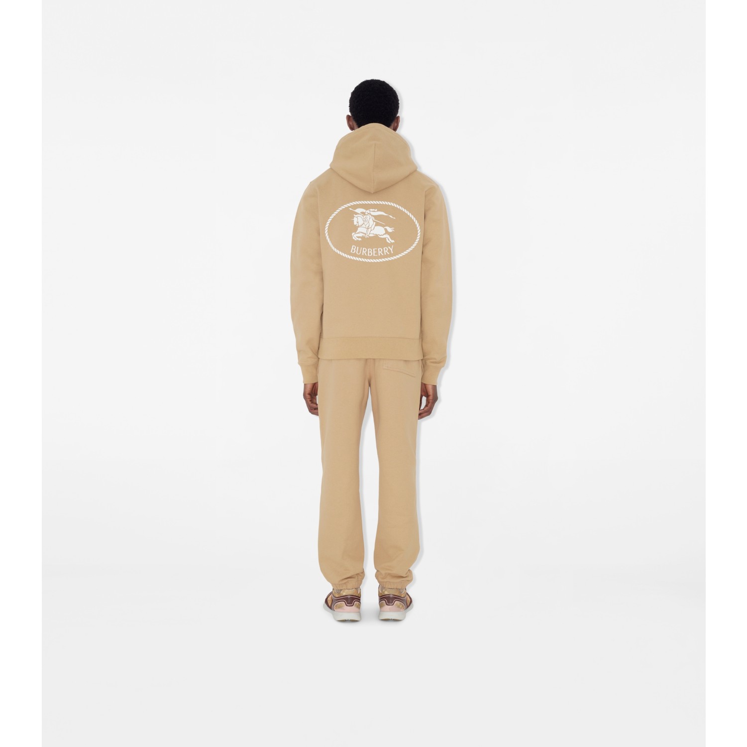Knight Stamp Cotton Hoodie