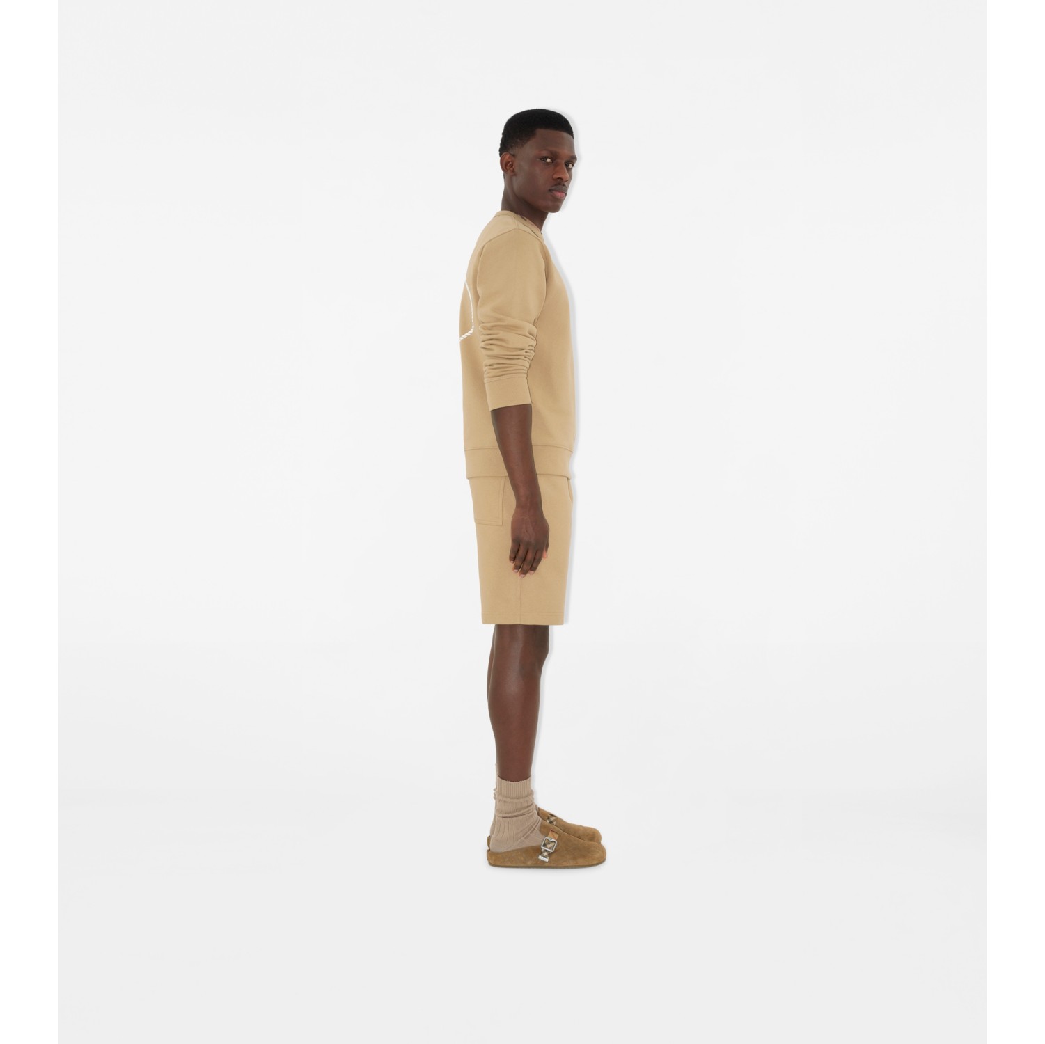 Knight Stamp Cotton Shorts