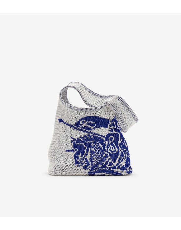 Bolsa de crochê com estampa EKD - Pequena