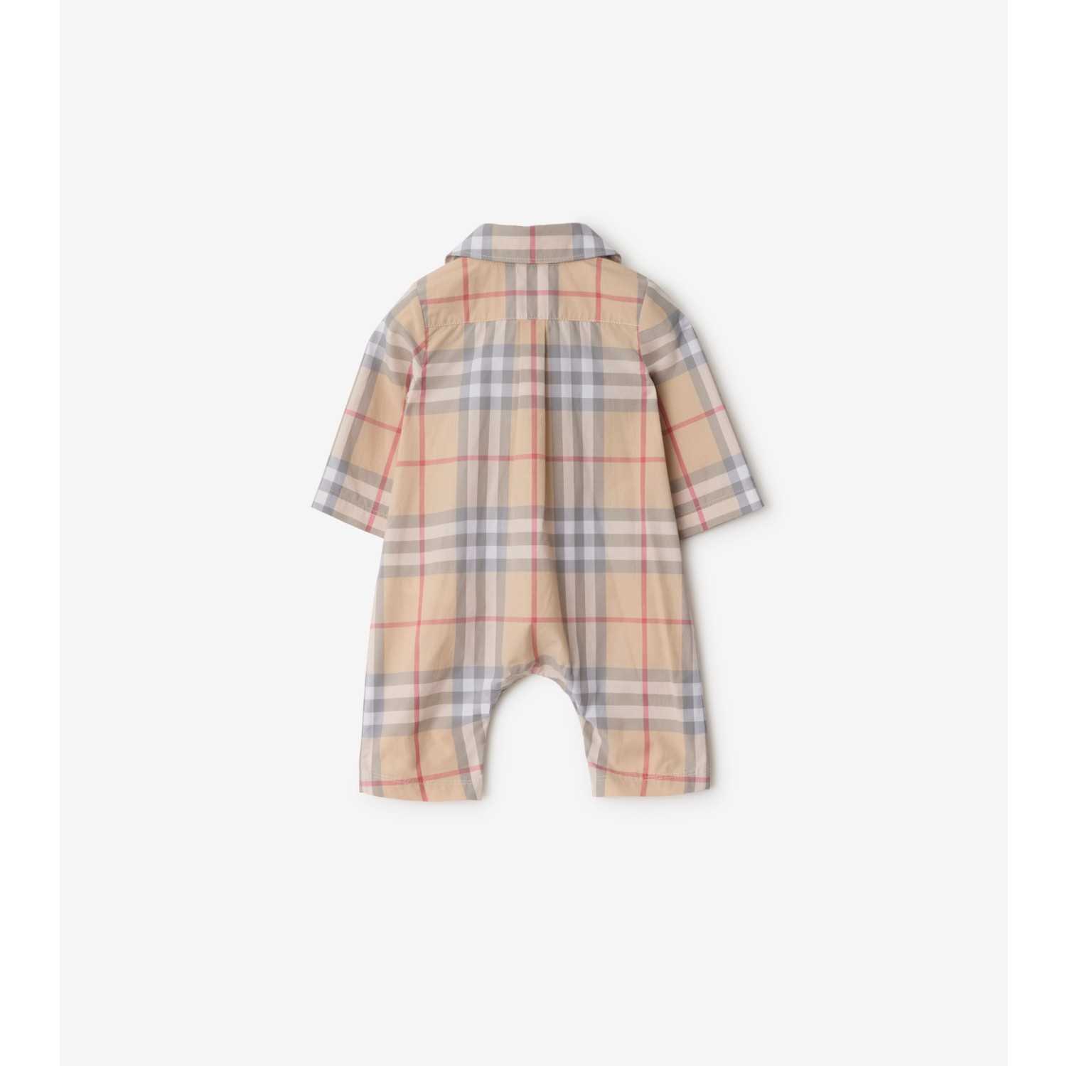 Check Cotton Jumpsuit