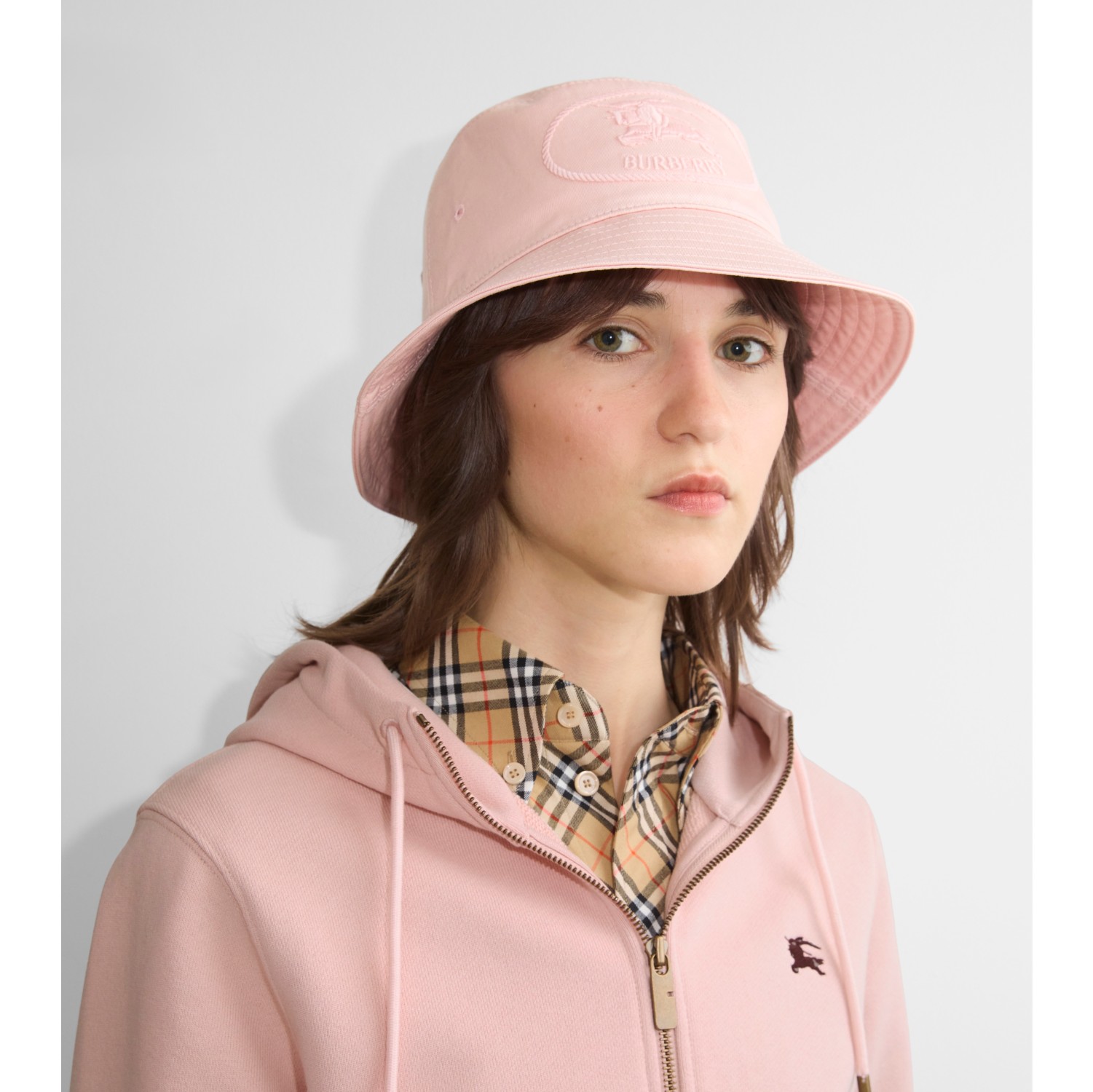 Knight Stamp Gabardine Bucket Hat