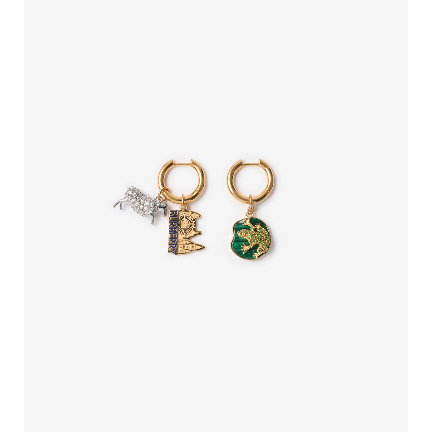 Charm Hoop Earrings​