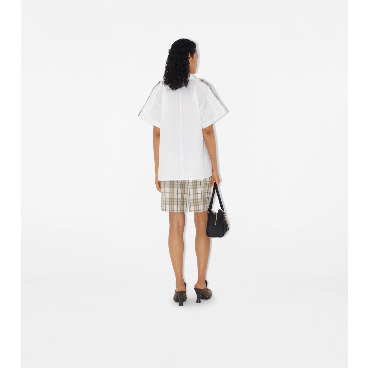 Camisa de algodão com corte regular