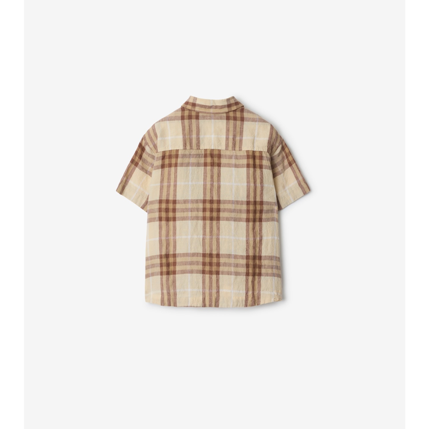 Camisa de linho xadrez