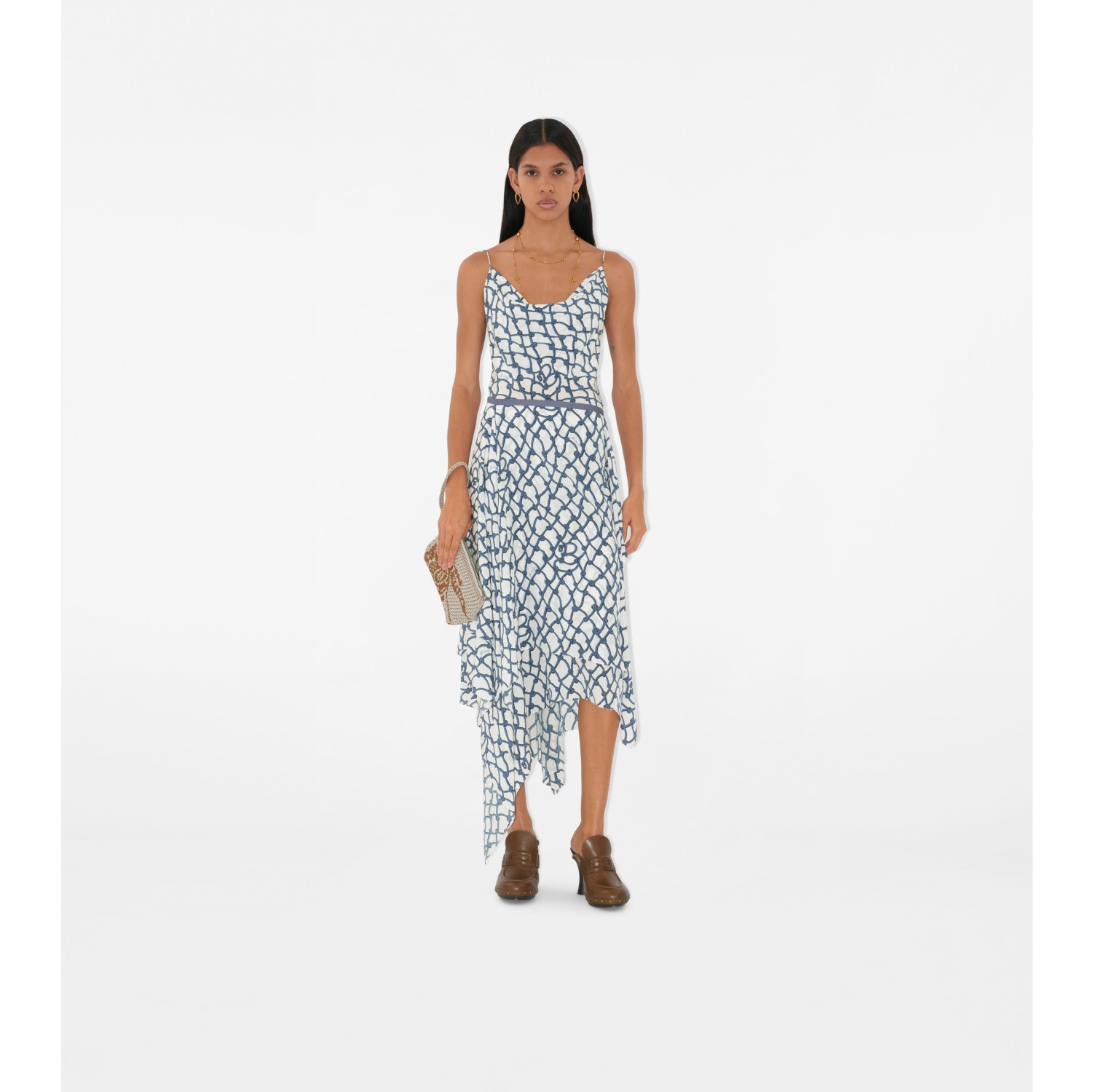 Knot Silk Skirt