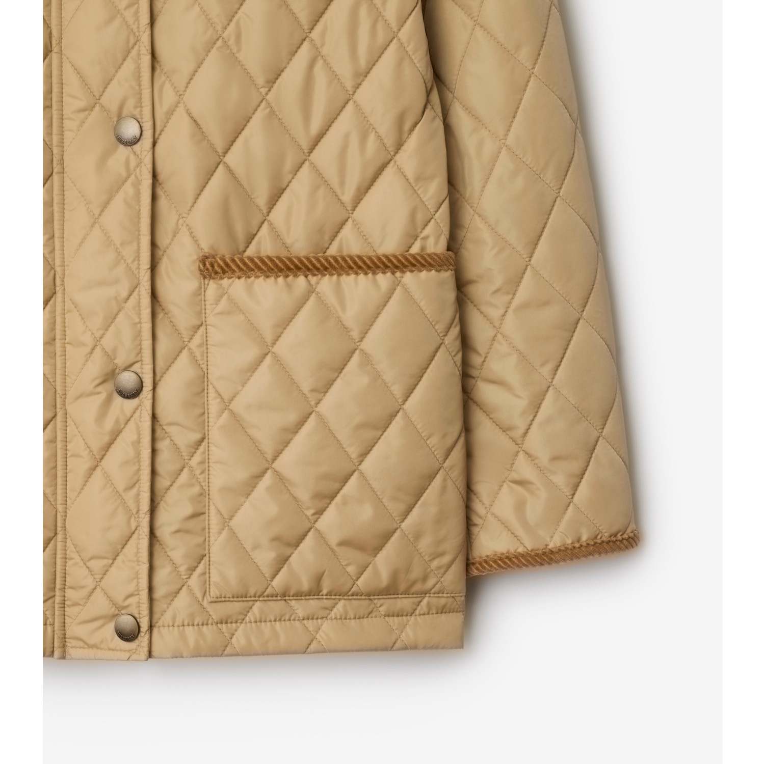 Quilted Nylon Barn Jacket