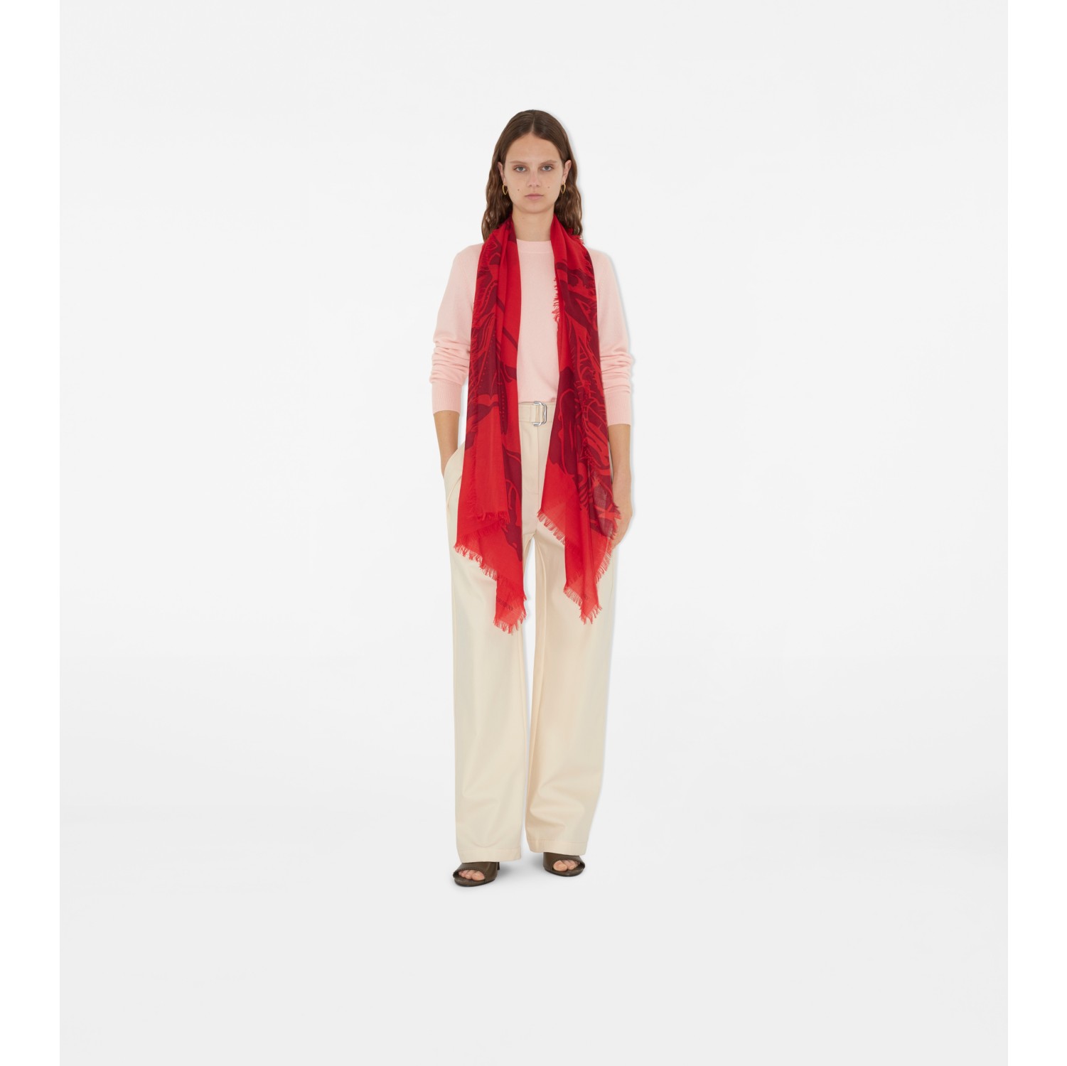 Wide EKD Wool Scarf