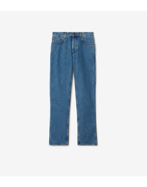 Mid-rise Straight Jeans