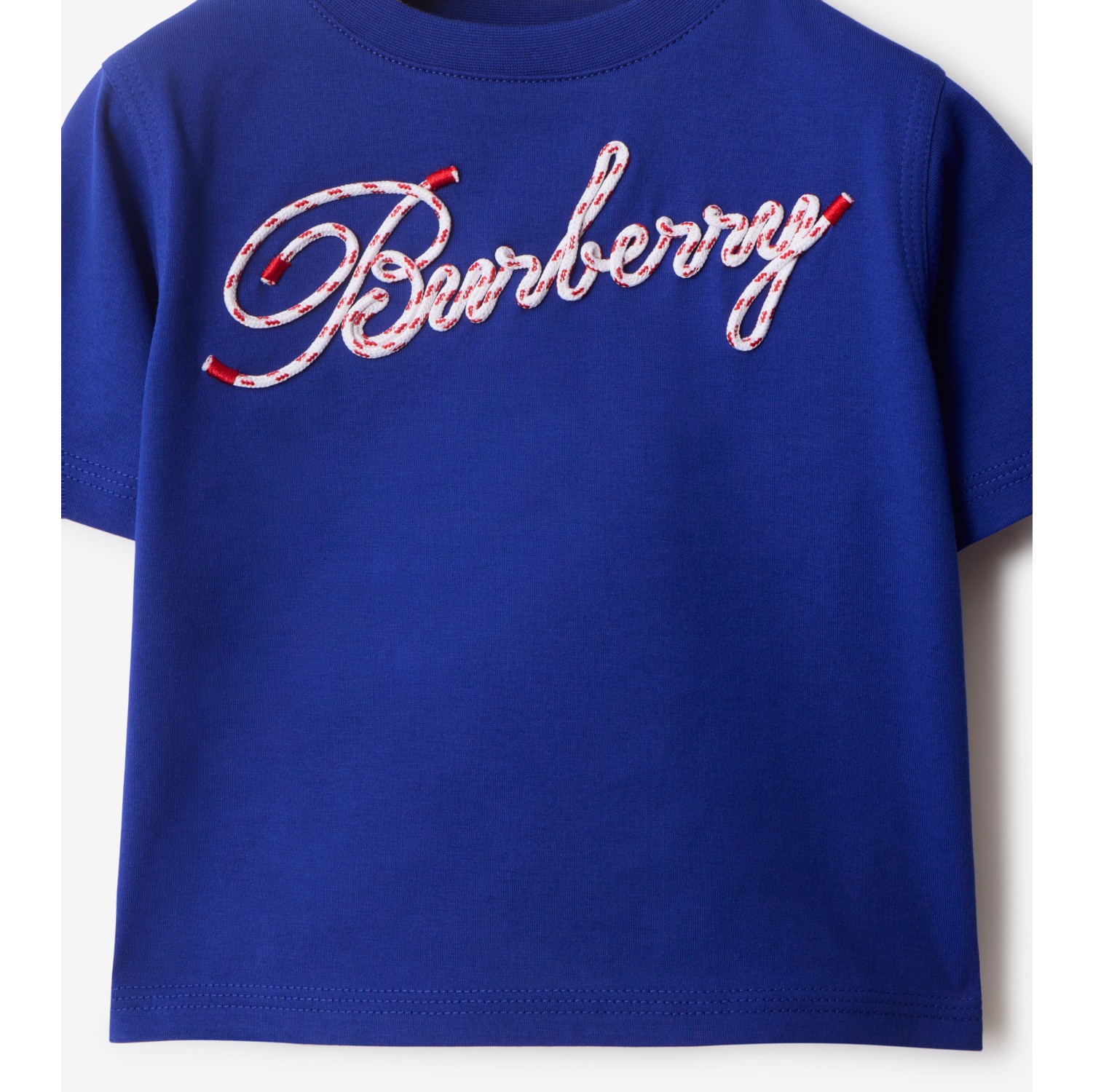 T-shirt en coton avec logo en lacets