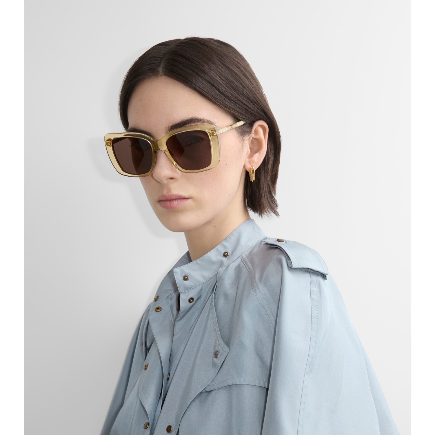 Tubular Check Square Sunglasses​
